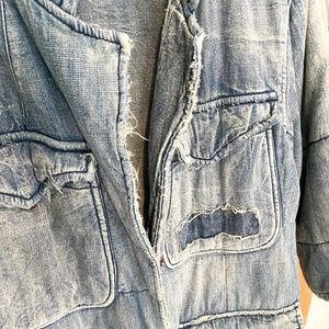 MP Artisan Denim Puffer-  "Love Puff Jacket” 💟